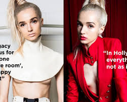 I guess she really wanted to show some skin in this new edition of NME .. :  rthat_Poppy