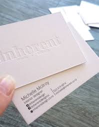 90 x 55 mm printing: Debossed Business Cards New Zealand Pinc