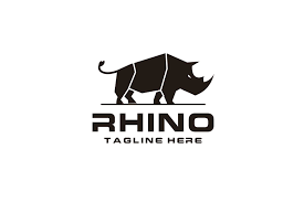 Download Rhino Wild Animal Silhouette Logo Vector Graphic By Sore88 Creative Fabrica PSD Mockup Templates