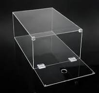 JIHONG Großhandel Acryl-Display-Schuhkarton Transparenter  Schuhkarton-Ständer Größe Anpassbar