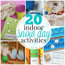 Here are some fun ways to entertain your kids 'til the weather clears. 20 Fun Indoor Snow Day Activities I Can Teach My Child