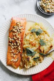 Salmon Meuniere With Gruyere Roasted Cabbage Joanne Eats Well With Others Recipe In 2020 Roasted Cabbage Pan Seared Salmon Eat