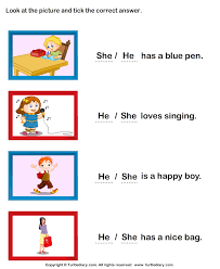 She said, yes. he is a baby. Choose Between She And He Turtlediary Com Kindergarten Worksheets Kindergarten Reading Worksheets Grammar For Kids