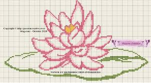 Grille Gratuite Point De Croix Fleur De Lotus 2018 Passion Creative Point De Croix Libre Point De Croix Fleur De Lotus