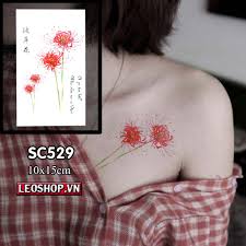 Hoa bỉ ngạn (hay còn được biết đến là hoa mạn châu sa) là loại hoa ưu tư nhất thế gian, khiến người ngắm trở nên hoài niệm và ưu tư. Hinh XÄƒm Nhá»¡ Hoa Bá»‰ Ngáº¡n Sc529 Leo Shop