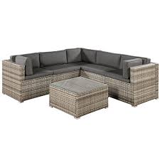 Eine gartenliege aus polyrattan ist nicht nur der ideale platz zum baden an der sonne, auch an kühleren tagen kann man, eingehüllt in eine decke, herrlich darauf träumen. Gartenlounge Aus Rattan Polyrattan Gartenmobel Online Kaufen