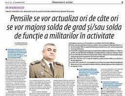 Curier Juridic Pensiile Militare De Stat Nu Pot Fi Eliminate Snppc