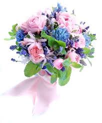 One for your bridesmaid and one for your maid of honor. Pale Pink And Blue Bouquet Teal Wedding Bouquet Pink Wedding Theme Colorful Wedding Flowers