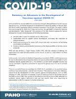 What could possibly go wrong? Summary On Advances In The Development Of Vaccines Against Covid 19 3 April 2020