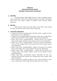 Tentu tidak, contoh sop kami buat sesuai dengan standar penyusunan sop yang benar dan ditunjang dengan pengalaman kami sebagai konsultan sop dan bisnis yang teruji. Doc Panduan Pengisian Rekam Medis Asesmen Triase Rsud Ajibarang Yuni Yuni Academia Edu
