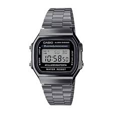 Casio Watch Digital Illuminator Gunmetal Grey A168wgg 1a Casio Vintage Watch Vintage Watches Casio Watch