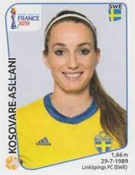 Explore tweets of kosovare asllani @kosovareasllani on twitter. Panini Sticker Frauen Fussball Wm 2019 Nr 475 Kosovare Asllani Swe Sweden Bild Ebay