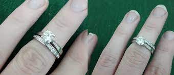 Asking The Important Questions Today Where Do You Wear Your Wedding Band Above Your Engagement Ring Or Stunning Diamond Rings Engagement Rings Wedding Rings