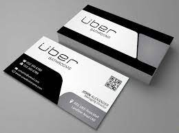 You distribute uber credit to employees or customers and pay only for rides taken or meals. Marketing Business Card Design For Uber Bathrooms By Awsomed Design 5767459