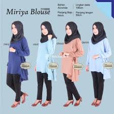 Terdapat beberapa atasan, terdiri dari blouse, jaket, kemeja, outer, dan sweater. Baju Atasan Wanita Miriya Blouse Model Kekinian Harga Murah Berkualitas Di Solo Tribunjualbeli Com