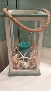 Beach themed bathroom decor look. Pin By Judy Holland On Seen It Pinned It Did It Beach Theme Decor Beach Theme Bathroom Bathroom Themes