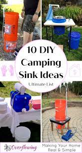 10 Diy Camping Sink Ideas That You Can Easily Make Camping Sink Diy Camping Sink Diy Camping