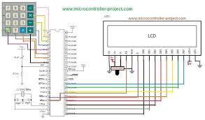 Simple delta wave generator schematic circuit diagram. Calculator With 8051 89c51 89c52 Microcontroller 16x2 Lcd And 4x4 Keypad