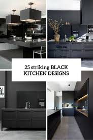 Black kitchen design ideas transform interiors. 25 Striking Black Kitchens To Make A Statement Digsdigs