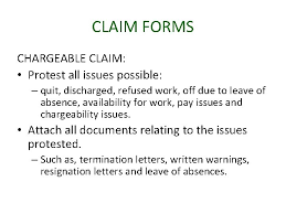 If you wish to protest a notice that you are chargeable on an unemployment insurance claim, you must do so in writing by completing this form or submitting a signed letter which gives a detailed and complete statement of facts supporting your allegation and returning it by the response due date listed on the notice of claim you received via sides. Unemployment Consultants Inc Specialists In Controlling Employers Unemployment