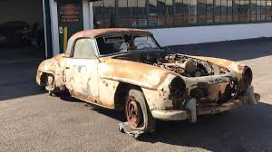 1957 Mercedes Benz 190sl Voitures Abandonnees Voiture