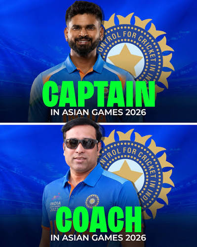 VVS Laxman likely to be the coach in Asian Games 2026 🇮🇳✨ (Cricket winner, VVS Laxman, Shreyas Iyer, Indian cricket)