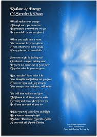Radiate An Energy Of Serenity Peace Inspirational Poem By Trina Graves Using Quote From Wayne Dyer As Wayne Dyer Quotes Spiritual Quotes Quotes To Live By