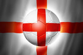 Download wallpapers england national football team, emblem, logo, flag, europe, england flag, football, world cup for desktop with resolution 2560x1600. Soccer Football Ball With England Flag Art Print Daboost Art Com