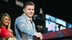Canelo alvarez (red trunks) celebrates after defeating callum smith (white trunks) during their wba, wbc and. Zd6ekalhukhshm