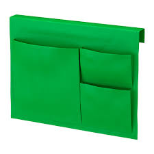 Stickat Bed Pocket Green 15 X11 Ikea Bed Pocket Bed Storage Pockets Ikea Childrens Bedroom