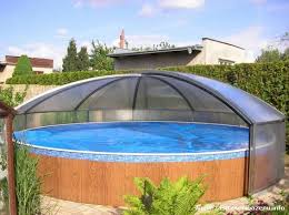 Zastreseni Na Kruhovy Bazen I Pro Nadzemni Azuro In 2020 Backyard Pool Luxury Pools Building A Pool