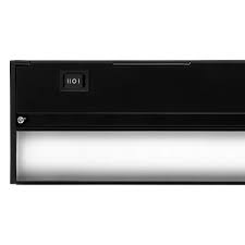 Includes one 13 watt fluorescent bulb. Nicor Lighting 21 Inch Hardwired Slim 2700k Led Under Cabinet Light Fixture Black Nuc 4 21 Hl W Bk Walmart Com Walmart Com