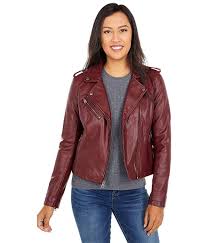 Levi S R Classic Asymmetrical Faux Leather Motorcycle Jacket Caberne In 2020 Leather Motorcycle Jacket Women Faux Leather Motorcycle Jacket Leather Motorcycle Jacket