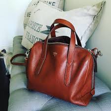 Fossil Sydney Satchel In Brown Fossil Sydneysatchel Fossil Bags Women Fossil Satchel Leather Satchel Handbags