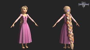 Man braids + medium length hair. Kingdom Hearts 3 Rapunzel Braided Hair By Rotten Eyed On Deviantart