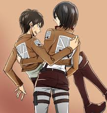Eren Jaeger X Mikasa Ackerman Their Relationship In A Cinch Attack On Titan Eren And Mikasa Attack On Titan Ships
