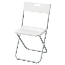 Gunde Folding Chair White Ikea In 2020 Folding Chair Ikea Folding Chairs Chair