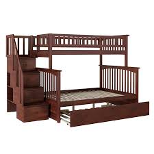 Home Staircase Bunk Bed Atlantic Furniture Bunk Beds