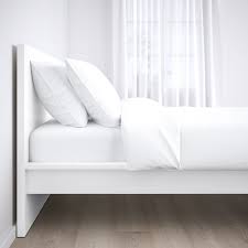 malm bed frame high white luroy official website ikea in 2020 malm bed malm bed frame white bed frame