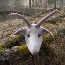 For a slouchier hat simply knit an extra inch or so in length before decreasing. Goat Head Felt Wool Hat