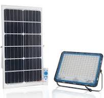 10,000 Lumen - Cobalt M Series 300 Watt Solar Flood Light - Solar LED  Floodlight - Without Motion - Remote Controlled or Auto Modes