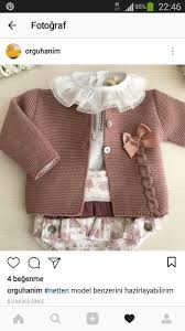 Kiz Bebek Orguleri Bebek Kiz Orguleri Baby Knitting Patterns Tig Isi Ceket Orgu