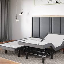 This bed base is most suitable for watching tv, reading, or working on your computer. Classic Brands Upholstered Adjustable Bed Base