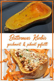 Geschmorter Butternuss Kurbis Pikant Gefullt Aufgetischt Net Rezept Rezepte Lebensmittel Essen Butternuss