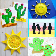Choose your favorite cactus designs and purchase them as wall art, home decor, phone cases, tote bags, and more! Easy Summer Crafts For Kids 100 Arts And Crafts Ideas For All Ages I Heart Crafty Things