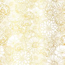 Floral seamless patterns, from kayron de paula, includes 5 beautiful pattern options. Golden Flowers Texture Vector Seamless Pattern Great For Spring Stock Photo Picture And Royalty Free Image Image 112537979