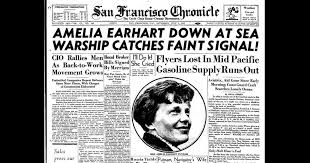 Chronicle Covers: The disappearance of Amelia Earhart - SFChronicle.com