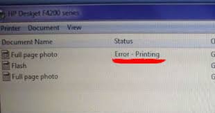 מחסנית הדיו של מדפסת hp f4280 ניתנת למיחזור דבר התורם רבות. How To Fix Error Printing Message