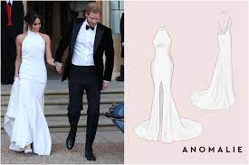 Meghan markle debuts second wedding dress. Buy Meghan Markle S Second Royal Wedding Dress For Only 800 Second Wedding Dresses Wedding Dresses Monique Lhuillier Wedding Dress