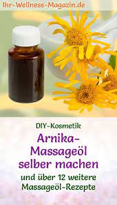 Arnika salbe ist eine creme, welche blüten der echten arnika enthält und bei verletzungen, entzündungen und blutergüssen aufgetragen wird. Rezept Arnika Massageol Selber Machen Arnika Olauszug Massageol Selber Machen Massageol Massage Ol